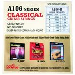 Alice A-106-H5 Klasik Gitar Teli (5 Numara) | İleri Seviye Tansiyon Kararmaya Dayanıklı Kaplama Uzun Ömürlü