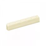 Alice A027a Klasik Gitar Üst Eşik (Aksesuar - Yedek Parça) | Sert Sentetik Malzeme, Tel Yüksekliği Ve Aralığı Düzenleyici (Nut), Beyaz | Ölçüler: 52 Mm Standart Genişlik