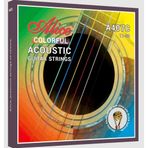 Alice A407C-SL Renkli Akustik Gitar Teli (11-52) | Sahne Şovları İçin Renkli Tasarım Korozyona Dayanıklı Kaplama ve Dikk