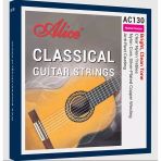 Alice Ac130-N Klasik Gitar Tel Seti - Coated Series (Normal Tension) | Geliştirilmiş Kaplama Teknolojisi, Zengin Orta Frekanslar Ve Net Bas Tepkisi | Ölçü: 4/4 Klasik Gitarlar İçin (6'Lı Tam Takım Set