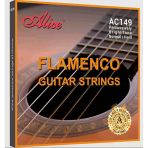 Alice Ac149-N Flamenko Gitar Tel Seti - Crystal Carbon (Normal Tension) | Karbon Tiz Yapısı İle Hızlı Atak, Agresif Çalım Uyumu Ve Keskin Flamenko Tınısı | Ölçü: 4/4 Flamenko Ve Klasik Gitarlar İçin (