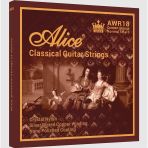 Alice Awr18-N Klasik Gitar Tel Seti - Long Life Crystal (Normal Tension) | Özel Anti-Oksidan Kaplama İle Uzatılmış Tel Ömrü, Sıcak Ve Dengeli Akustik Tonlar | Ölçü: 4/4 Klasik Gitarlar İçin (6'Lı Tam