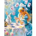 Alice in Wonderland Illustrated 200-Page Lined Notebook: Cute & Creative Journal for Writing and Sketching