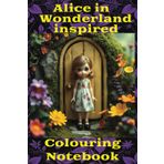 Alice in Wonderland inspired: Colouring Notebook