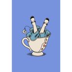 Alice in Wonderland Notebook – Falling into a Teacup, 6×9 in, 200 Blank Pages for Writing & Sketching: Blank Journal for Creative Writing, Sketching, Doodling – Magical, Fantasy, and Whimsical Design