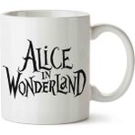 Alice In Wonderland Porselen Kupa Bardak - 1 Adet - 199 ml