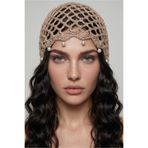 Alice İsstanbul Bej Pullu&İncili Yazlık Bere&Şapka