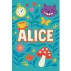 Alice – Quaderno 6x9 a Righe | 100 Pagine | Copertina Pop Colorata con Nome Personalizzato: Notebook vivace e creativo con nome Alice – Perfetto per scrivere appunti, pensieri e idee ogni giorno