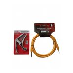 Alice Quickchange Capo Elektro Gitar Akustik Saz Ukulele Kapo + Kirlin Sarı 3 Metre Enstruman Jak Kablosu