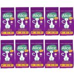 Alice Smart 10x1 kg Balıklı Tavuklu ve Sebzeli Yetişkin Kuru Kedi Maması