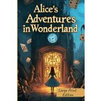 Alice's Adventures in Wonderland (Large Print Edition): A Timeless Fantasy Novel Full of Imagination, Whimsy, Talking Animals, and Surreal Adventures for Children and Adults