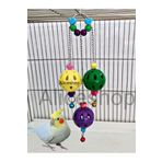 aliceshop Sultan Sevda Cennet Papağanı Muhabbet Kuşu Sarkıt Zilli Toplu Oyuncak