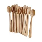 Alidayim Tahta Kaşık El Yapımı Şimşir Tatlı Kaşığı 12'li Set 16 cm - Ahşap
