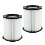 Aliddle VF4000 Yedek Kartuş Filtresi Çıkıntılı 72947 Islak Kuru Vac 5 ila 20-Galon 6-9 Gal husky RV2400A RV2600B WD5500 WD0671,2 Paketi ile Uyumlu