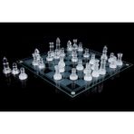 Alifa Toptan Glass Chess Cam Satranç Takımı (25 cm x 25 Cm)