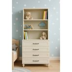 Alin Mdf Çekmeceli Şifonyer ve Kitaplık Set - Montajsız