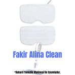 Alina Clean Buharlı Temizleyici Yedek Yer Başlığı, Set, Beyaz, 2'li - Ahşap - Beyaz