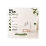 Alindero 15 cm Masaüstü Şövale, Ahşap, Mini Şövale, Resim Şövalesi, (20x20)tuval uyumlu boyama seti için