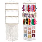 ALinmo Saç Bandı HoldAer Saç Fiyonkları Düzenleyici, Kız Bebek Saç Bantları Saç Aksesuarları Düzenleyici, Duvara Asılan Dekor Bebek Kız Odası için