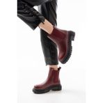 Alinn Butikk 812-2137 Bordo Lastikli Günlük Kadın Bot