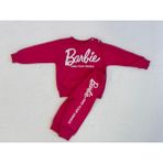 Alinna Barbie Alt Üst Eşofman Takım .kız Bebek 2'li Takım. Pamuk - 6 Ay - 01P-Pembe