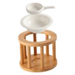 Alipis 1 Takım Aromaterapi Lambası Sobası Mum ısıtıcısı Brülör Eritmek Erir Erime Koku Sahipler Mum Daha Sıcak Lamba Tealight Difüzör Dekoratif Mumlar Tutucu Mum Tutucular Seramik