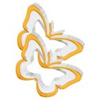 Alipis 2 Adet Akrilik kelebek aşk peçete halkası peçetelik çalışma masası aksesuarları Yemek peçetesi halkası dekorasyon yüzük dekoratif peçete halkası yedek peçete halkası Golden