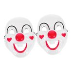 Alipis 2 Adet parti maskesi palyaço korkunç maskesi palyaço için cosplay kostüm halloween cadılar bayramı maskeli balo maskesi çocuk elbiseleri maske pervane palyaço için cosplay sahne