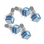 Alipis 5 Adet Çok Hızlı Döner Anahtar Kodlayıcı Anahtarı Yedek Kodlayıcı Kolay İnstal Dijital Potansiyometre Enkoder Dijital Küçük Metal Döner Rotary Encoder Tasarrufu Bakır