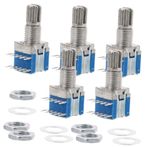 Alipis 5 Adet Çok hızlı döner anahtar metal kodlayıcı sağlam dijital kodlayıcı değişimi Rotary Encoder tasarrufu saplı mini kodlayıcı döner kodlayıcı taşınabilir bakır