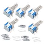 Alipis 5 Adet Çok Hızlı Döner Anahtar Potansiyometre Değiştirme Dijital Döner Kodlayıcı Güvenilir Rotary Encoder Tasarrufu Metal Kodlayıcı Dayanıklılığı Enkoder Dijital Küçük Bakır