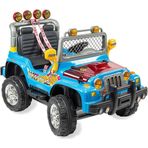 Aliş Akülü 504 Mavi Mega Jeep Çift Kişilik Akülü Araba