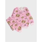 Aliş Kids Kız Çocuk Pamuklu Şardonlu Pembe Ayıcık Desenli Uzun Kollu Kışlık Pijama Takımı - 3 - 4 Yaş