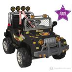 Aliş Mega Akülü Jeep / Siyah