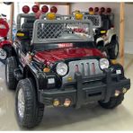 Aliş Mega Çift Kişilik 12 Volt Uzaktan Kumandalı Akülü Araba / Jeep - Siyah