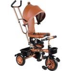 Aliş Toys Sweet Gold Ebeveyn Kontrollü 3 Tekerlekli Çocuk Bisikleti - Taba