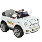 Aliş Turbo Coupe Mini Cooper Model 12 V Beyaz Uzaktan Kumandalı Akülü Araba