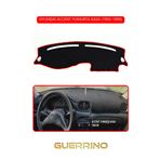 Alisevashop Hyundai Accent Yumurta Kasa 1993-1999Torpido Koruma Halısı Kırmızı Kenar
