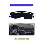Alisevashop Hyundai Accent Yumurta Kasa 1993-1999Torpido Koruma Halısı Mavi Kenar