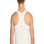 Alışveriş Meydanı 9222 Beyaz Kalın Askılı Sporcu (Rambo) Ribana Erkek Atlet