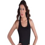 Alışveriş Meydanı Kadın Siyah Kalın Askılı Ribana Atlet - 2XL