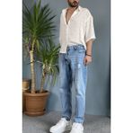 Alışveriş Sokağı Yırtık Detaylı Açık Mavi Jean - Kot Pantolon - 0 - 36