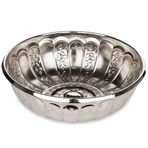 Alisveristime Sac Metal Dekoratif Banyo Kasesi (Gümüş Rengi)