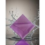 Aliva's Premium Mikrofiber Cam ve Ayna Bezi- Sihirli Temizlik Bezi- 40X40 Cm- Mor Renk