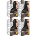 Alix 5.0 Açık Kahve 50 ml 4'lü Set Kit Saç Boyası