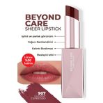 Alix Avien Beyond Care Sheer Lipstick 907 - Glossy Espresso - Yoğun Nemlendirici Besleyici Etki - Parlak Ruj