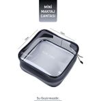 Alix Avien Gri Mini Makyaj Çantası - Gray Cosmetic Bag