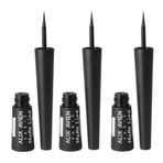 Alix Avien Matte Line Waterproof Çabuk Kuruyan Siyah 3 Adet Eyeliner