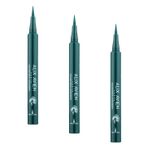 ALIX AVIEN Uzun Süre Kalıcı, Suya Dayanıklı Ve Yumuşak Uçlu Yeşil Göz Kalemi - Inkliner Eyeliner Sacramento (3 paketi)
