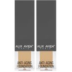 ALIX AVIEN Yaşlanma Karşıtı Vitamin Içeren Nemlendirici Spf15 Fondöten - Anti Aging Foundation 506 Light Honey (2 paketi)